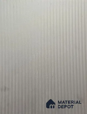 Light Grey Fluted Solid Color LM 22602 8 ft x 4 ft Texture Finish Decorative Laminate - 1 mm | Suitable for TV Unit,Wardrobe, Kitchen Cabinets