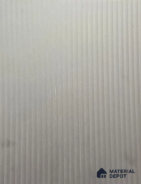 Light Grey Fluted Solid Color LM 22602 8 ft x 4 ft Texture Finish Decorative Laminate - 1 mm | Suitable for TV Unit,Wardrobe, Kitchen Cabinets