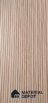 Wooden Fluted LM 22580 8 ft x 4 ft Texture Finish Decorative Laminate - 1 mm | Suitable for TV Unit,Wardrobe, Kitchen Cabinets