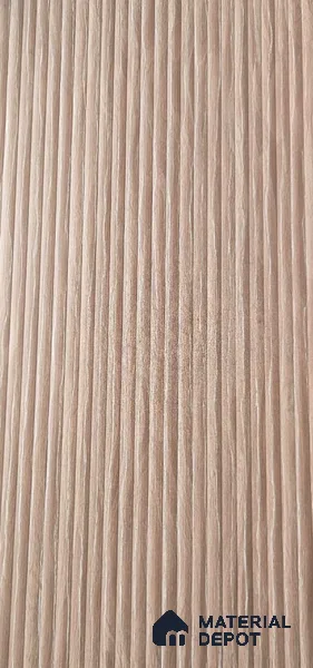 Wooden Fluted LM 22580 8 ft x 4 ft Texture Finish Decorative Laminate - 1 mm | Suitable for TV Unit,Wardrobe, Kitchen Cabinets