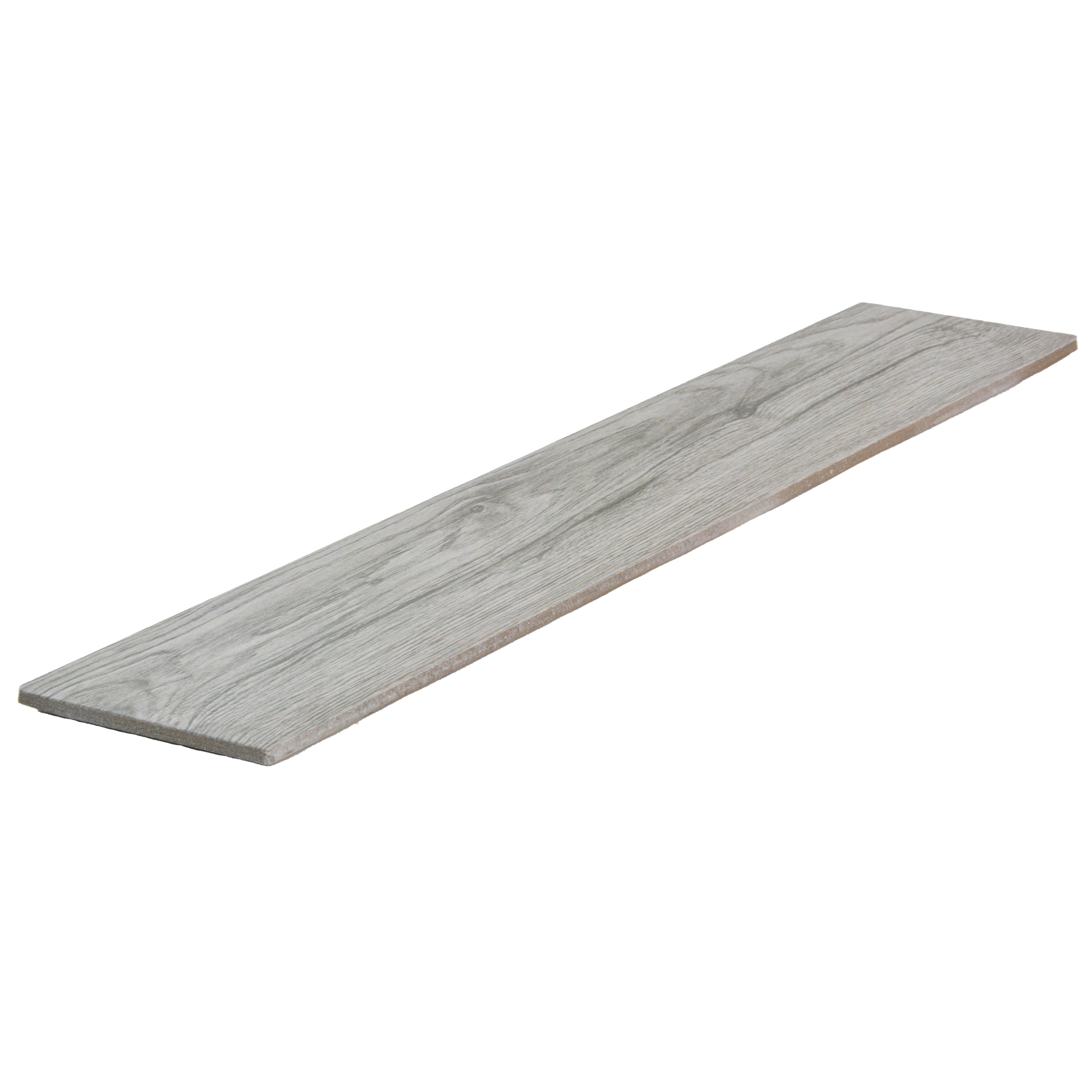 Subway Wall & Floor Tile TL 05233 O Edge Craft Glitch Grigio Chevron Edge 18 x 3 inch (450x80 mm) Vitrified Matte Finish - 8 mm | Random Design | Suitable for Accent / Feature Walls, Bathroom, Kitchen Wall & Backsplashes