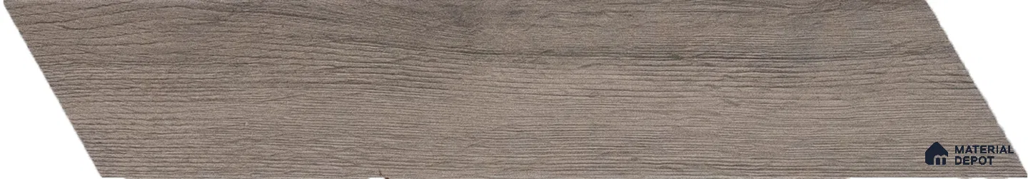 Subway Wall & Floor Tile TL 05233 Q Edge Craft Glitch Gris Chevron Edge 18 x 3 inch (450x80 mm) Vitrified Matte Finish - 8 mm | Random Design | Suitable for Accent / Feature Walls, Bathroom, Kitchen Wall & Backsplashes