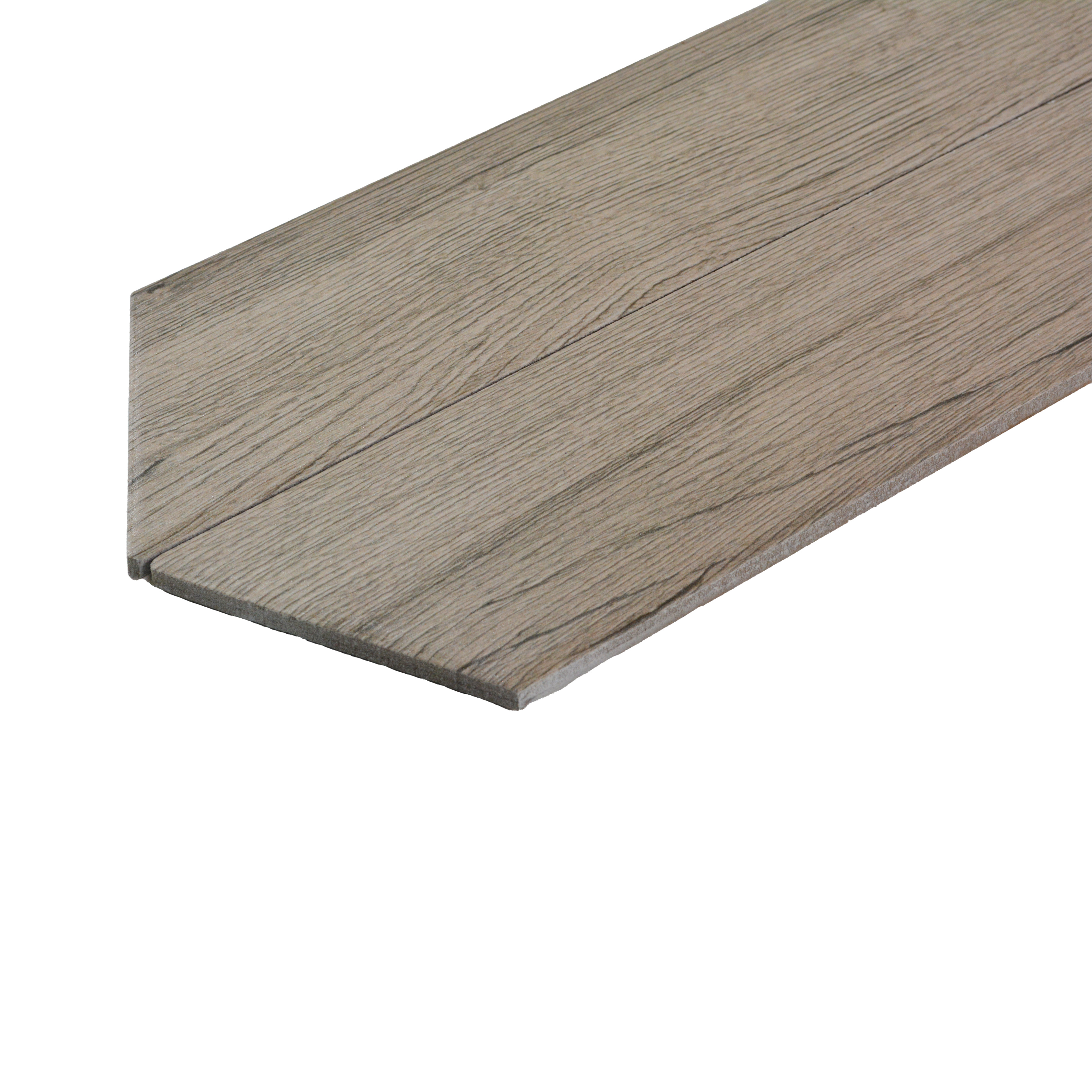 Subway Wall & Floor Tile TL 05233 Q Edge Craft Glitch Gris Chevron Edge 18 x 3 inch (450x80 mm) Vitrified Matte Finish - 8 mm | Random Design | Suitable for Accent / Feature Walls, Bathroom, Kitchen Wall & Backsplashes