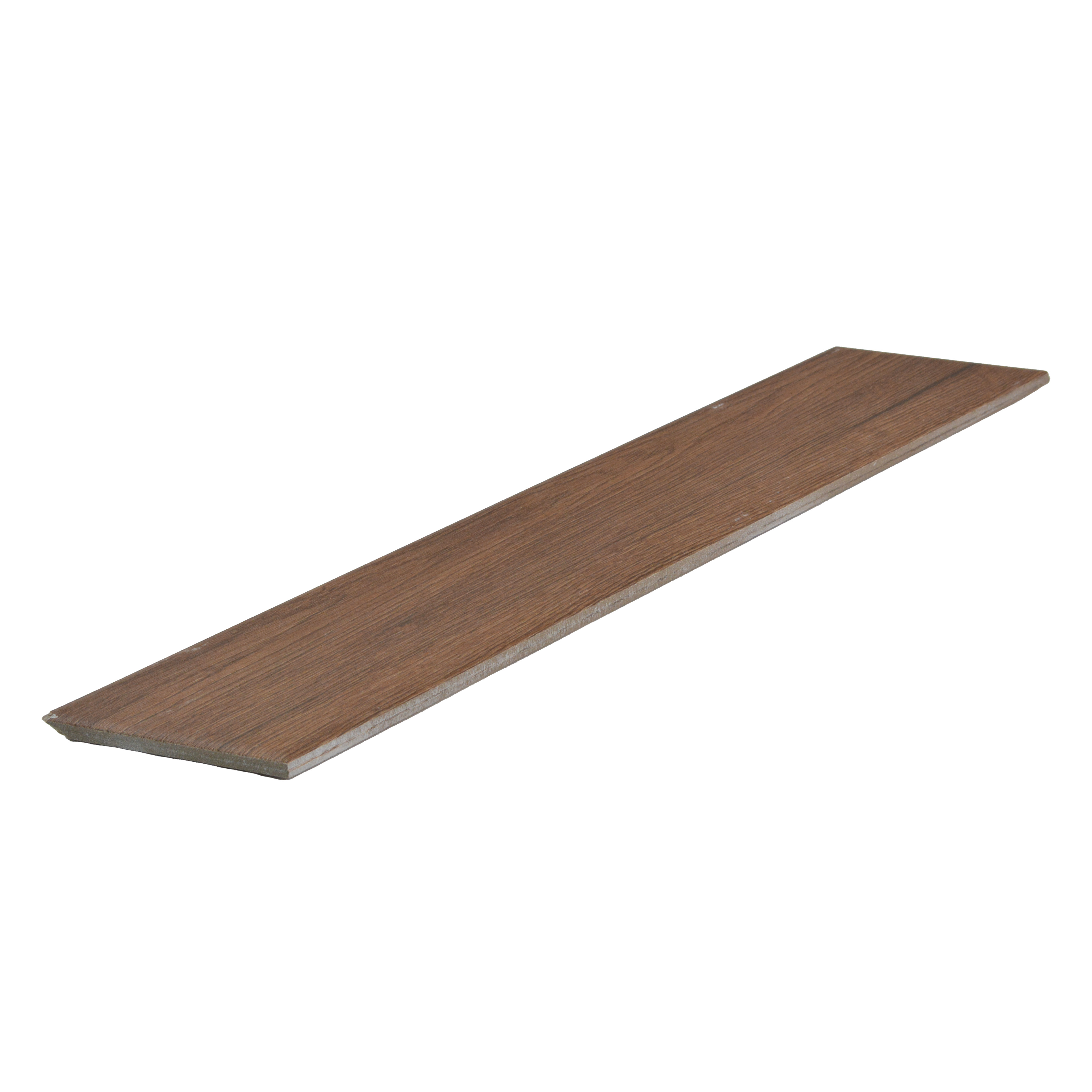Subway Wall & Floor Tile TL 05233 R Edge Craft Thunder Tan Chevron Edge 18 x 3 inch (450x80 mm) Vitrified Matte Finish - 8 mm | Random Design | Suitable for Accent / Feature Walls, Bathroom, Kitchen Wall & Backsplashes