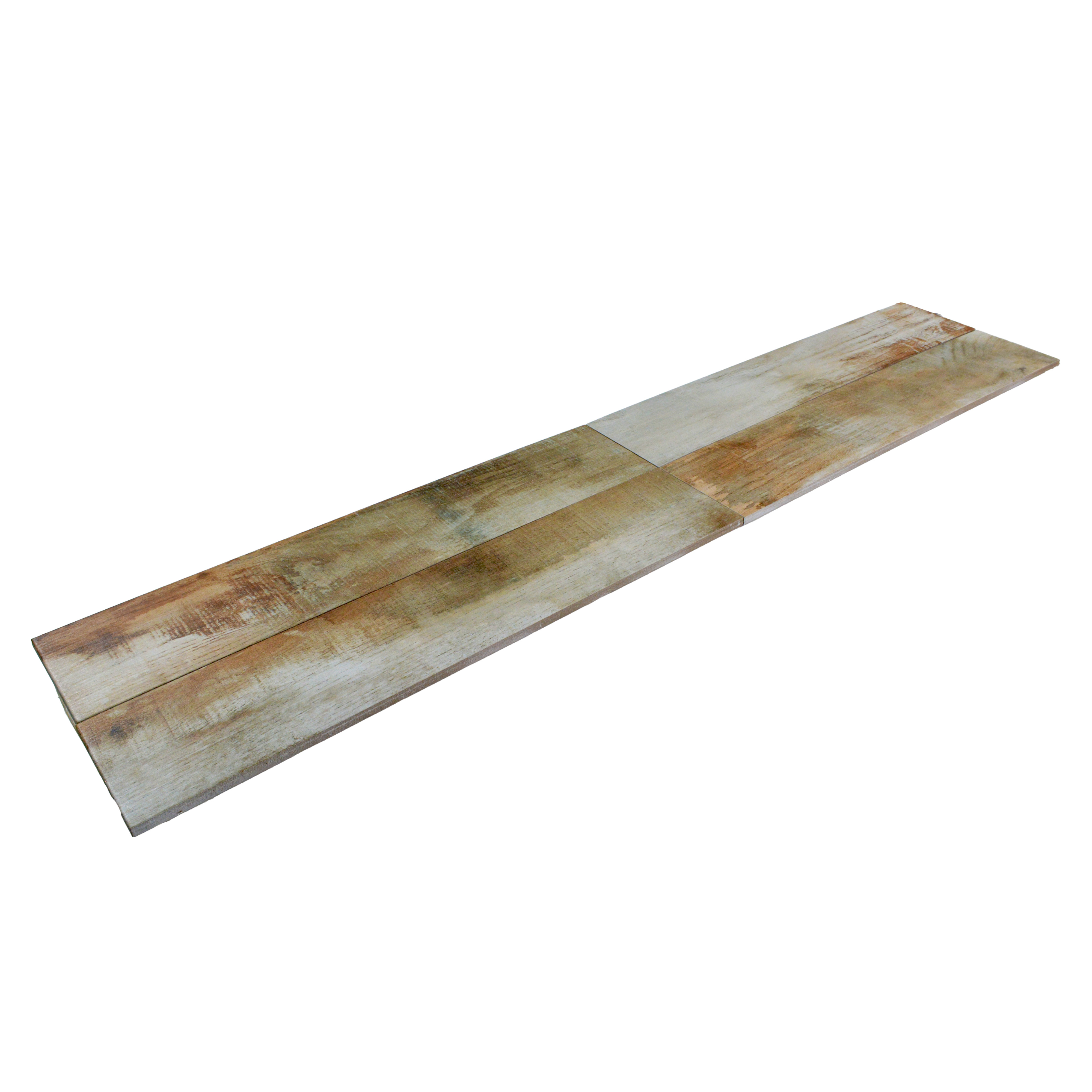 Subway Wooden Wall & Floor Tile TL 05233 N Edge Craft Serpent Swiss Square Edge 20 x 4 inch Vitrified Matte Finish - 8 mm | 50 Random Faces | Suitable for Accent / Feature Walls, Bathroom, Kitchen Wall & Backsplashes