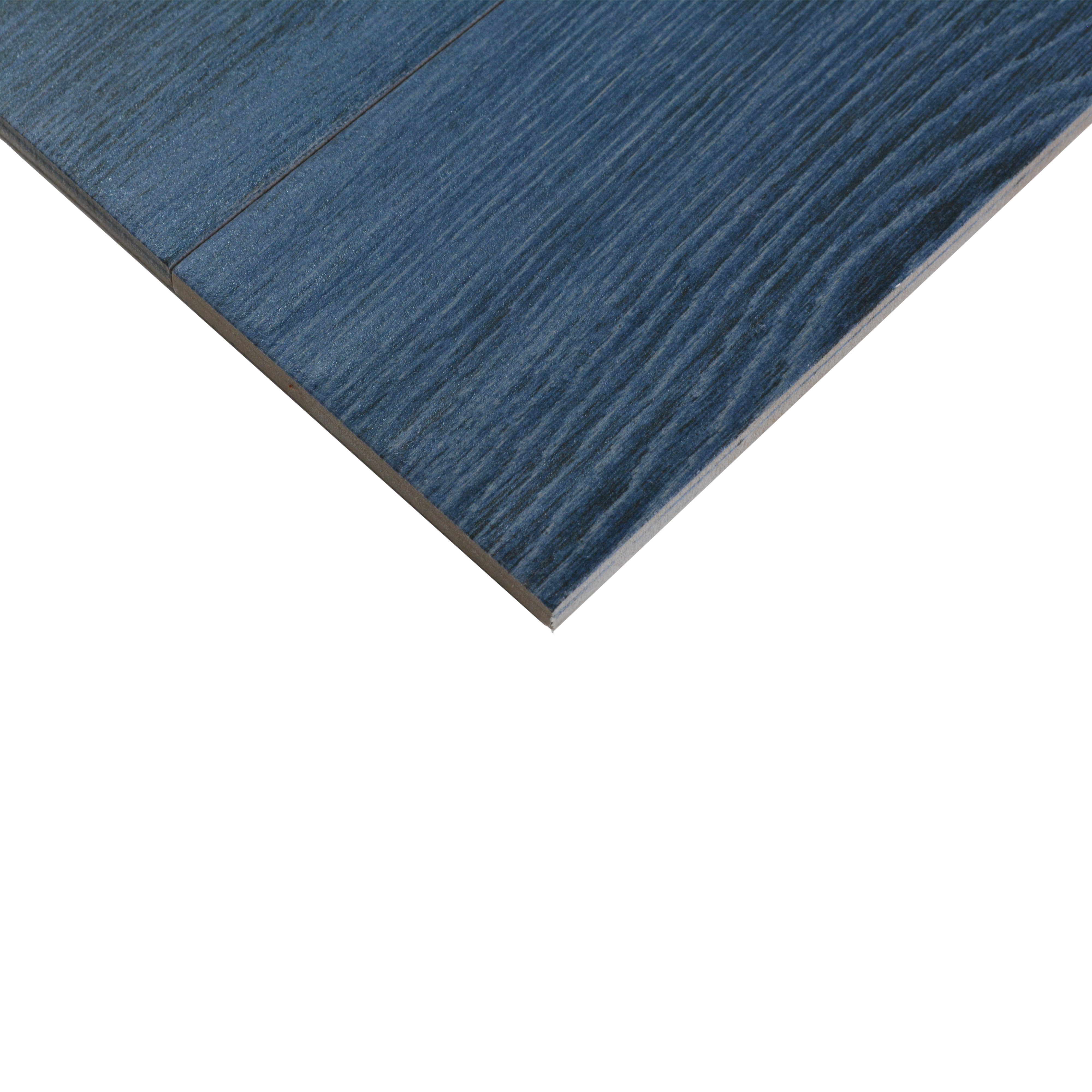 Subway Wooden Wall & Floor Tile TL 05234 Vintage Vix Rango Cobalt 20 x 4 inch Vitrified Matte Finish - 8 mm | 25 Random Faces | Suitable for Accent / Feature Walls, Bathroom, Kitchen Wall & Backsplashes (Sample)