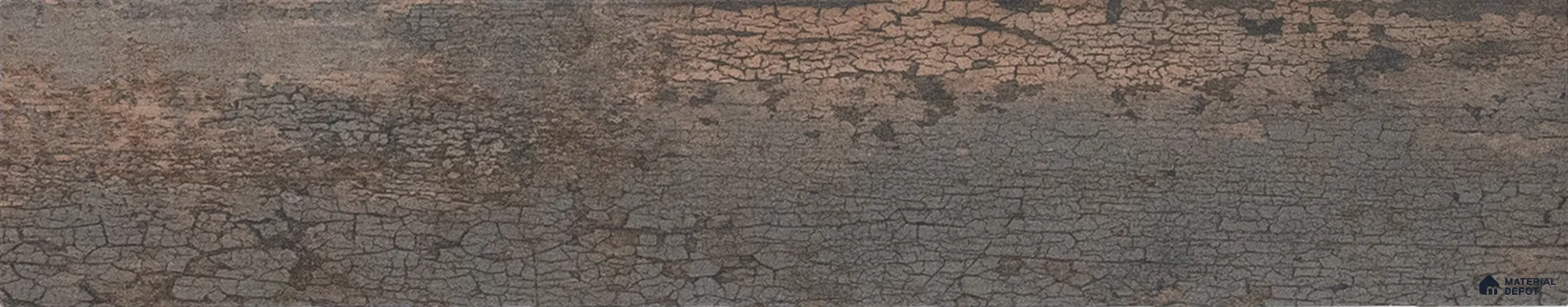 Subway Wooden Wall & Floor Tile TL 05233 M Edge Craft Thunder Terra Square Edge 20 x 4 inch Vitrified Matte Finish - 8 mm | 48 Random Faces | Suitable for Accent / Feature Walls, Bathroom, Kitchen Wall & Backsplashes