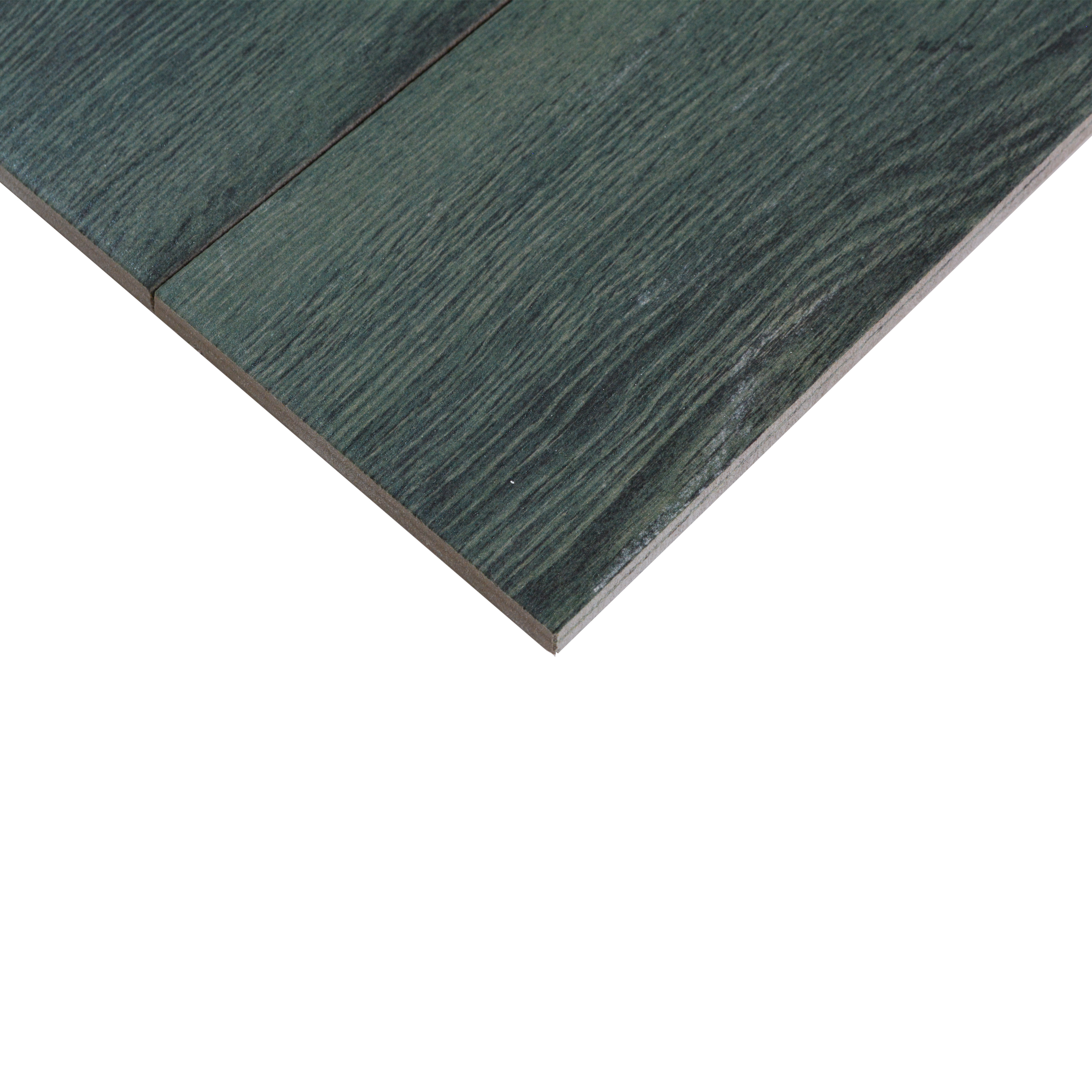 Subway Wooden Wall & Floor Tile TL 05234 C Vintage Vix Teal Tulip 20 x 4 inch Vitrified Matte Finish - 8 mm | 25 Random Faces | Suitable for Accent / Feature Walls, Bathroom, Kitchen Wall & Backsplashes (Sample)