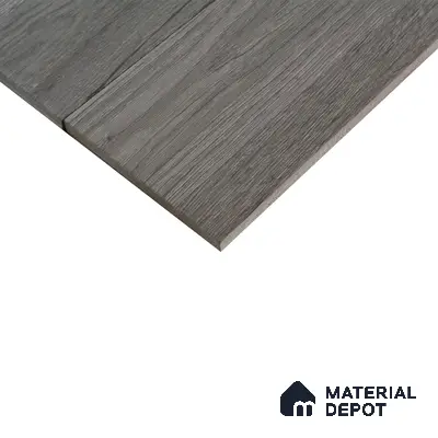 Subway Wooden Wall & Floor Tile TL 05233 F Edge Craft Dark Oak Square Edge 20 x 4 inch Vitrified Matte Finish - 8 mm | Random Design | Suitable for Accent / Feature Walls, Bathroom, Kitchen Wall & Backsplashes