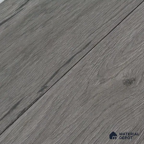Subway Wooden Wall & Floor Tile TL 05233 F Edge Craft Dark Oak Square Edge 20 x 4 inch Vitrified Matte Finish - 8 mm | Random Design | Suitable for Accent / Feature Walls, Bathroom, Kitchen Wall & Backsplashes