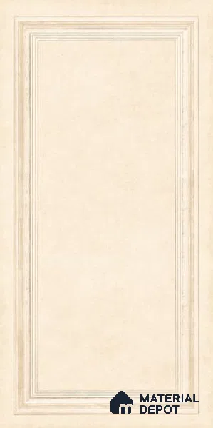 TL 12800 D Papier Crema Decor - 2 4 ft x 2 ft Vitrified Matte Finish Tile - 9 mm