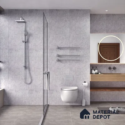 TL 04458 Paris Stone Grey 1200 x 600 mm Digital Punch Matte Finish Vitrified Tile - 9 mm (Sample)
