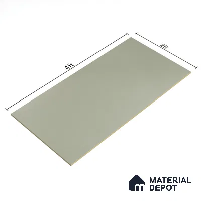 TL 00705 Parrot Green Matte Finish 4 ft x 2 ft Full Body Vitrified Tile - 9 mm (Sample)