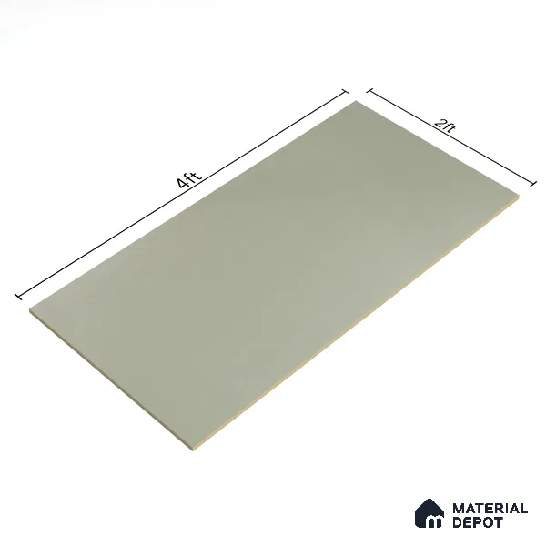 TL 00705 Parrot Green Matte Finish 4 ft x 2 ft Full Body Vitrified Tile - 9 mm (Sample)