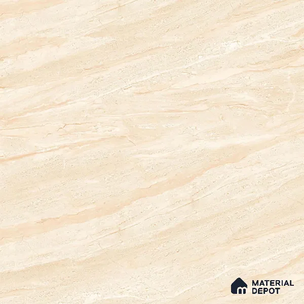 TL 02936 Pastel Cream 2 ft x 2 ft Glossy Finish Vitrified Floor & Wall Tile - 9.5 mm