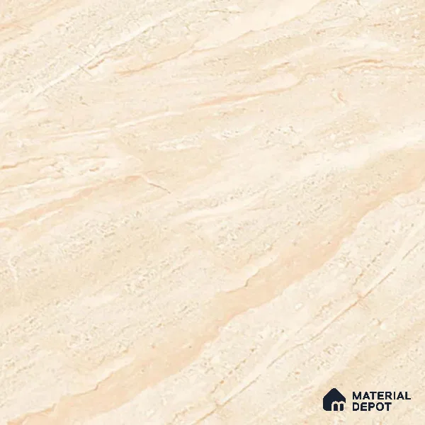 TL 02936 Pastel Cream 2 ft x 2 ft Glossy Finish Vitrified Floor & Wall Tile - 9.5 mm