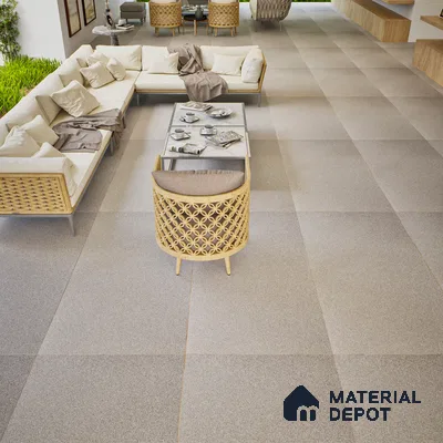 Stone Floor & Wall Tile | TL 00701 A Pattern 1 Dove Cream 4 ft x 2 ft Matte Finish Full Body Vitrified Tile - 9 mm | Suitable For Living Room, Bedroom, Bathroom (Sample)