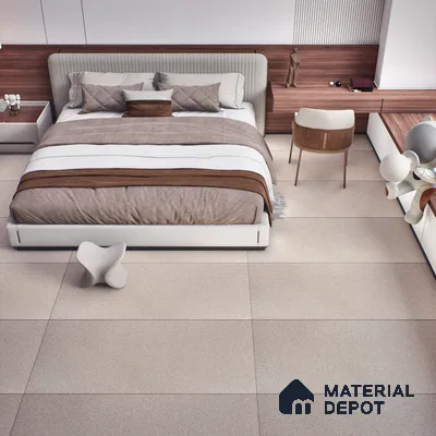 Stone Floor & Wall Tile | TL 00701 A Pattern 1 Dove Cream 4 ft x 2 ft Matte Finish Full Body Vitrified Tile - 9 mm | Suitable For Living Room, Bedroom, Bathroom (Sample)