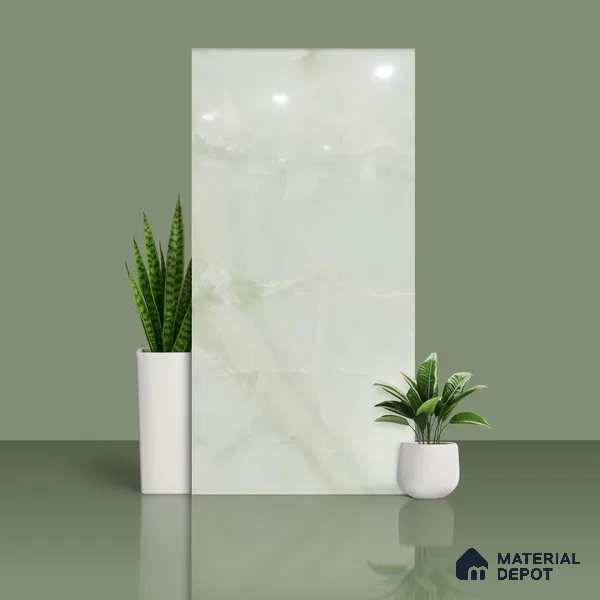 TL 01007 Pear Onyx 1200x600 mm Glossy Finish Polished Glazed Vitrified Floor & Wall Tile - 9 mm