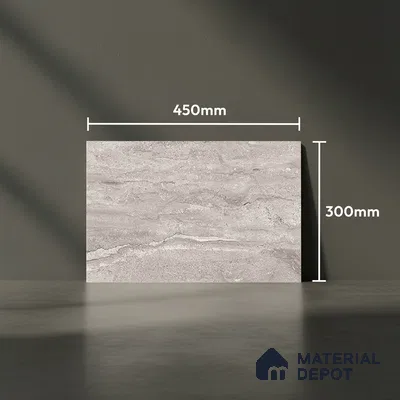 TL 01883 C Slate Grey Dark 18 x 12 inch Glossy Finish Ceramic Wall Tile - 6 mm