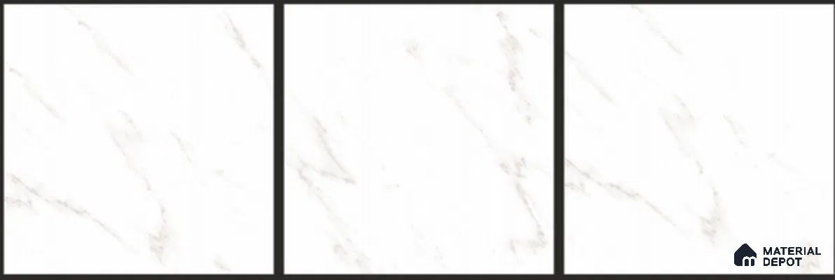 TL 02924 Pearl White 2 ft x 2 ft Glossy Finish Vitrified Floor & Wall Tile - 9.5 mm