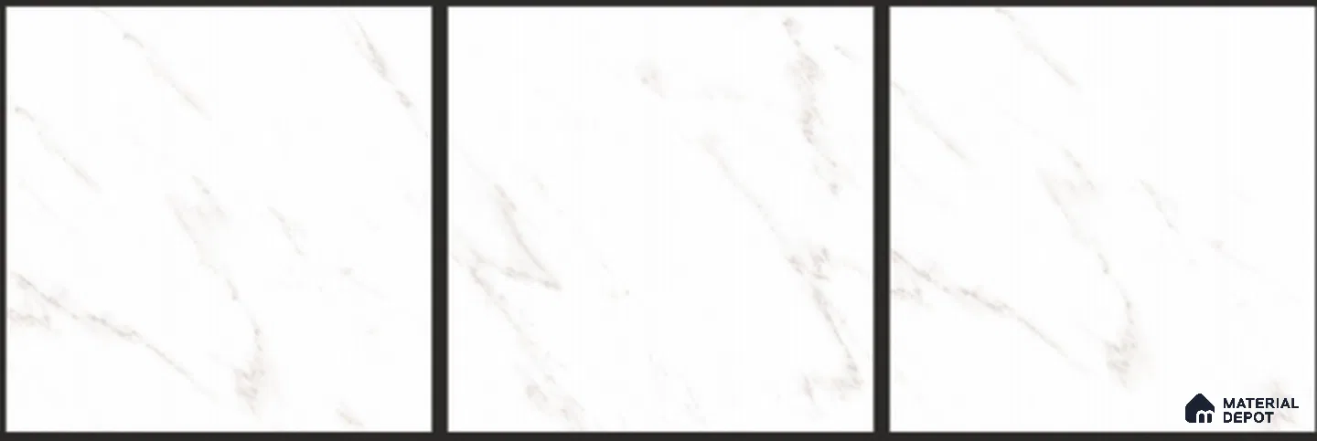 TL 02924 Pearl White 2 ft x 2 ft Glossy Finish Vitrified Floor & Wall Tile - 9.5 mm
