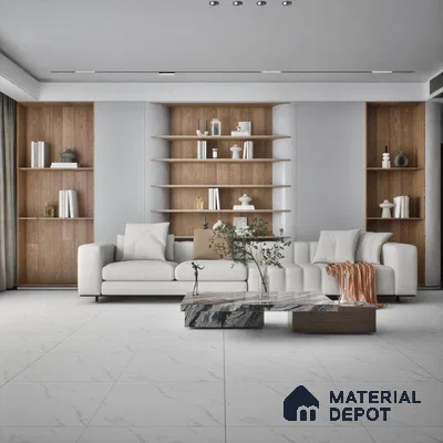 Gloosy Bathroom Interiors With Glossy Tiles | Material Depot