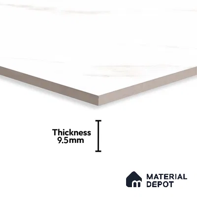 TL 02924 Pearl White 2 ft x 2 ft Glossy Finish Vitrified Floor & Wall Tile - 9.5 mm