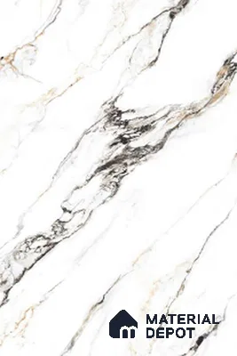 TL 00351 Pearl White 6 ft x 4 ft Glossy Finish Endless Vitrified Wall & Floor Tile - 9 mm | Adhesive and Spacers Must be Used During Installation
