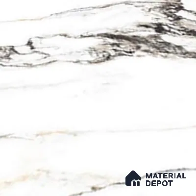TL 00351 Pearl White 6 ft x 4 ft Glossy Finish Endless Vitrified Wall & Floor Tile - 9 mm | Adhesive and Spacers Must be Used During Installation