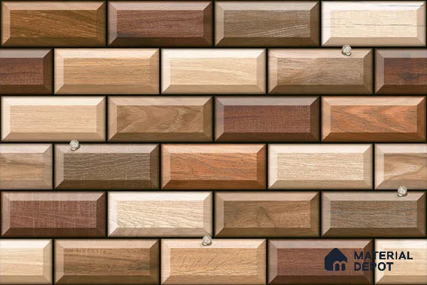 TL 05779 Pebble Brown 450x300 mm Glossy Finish Ceramic Wall Tile - 7 mm