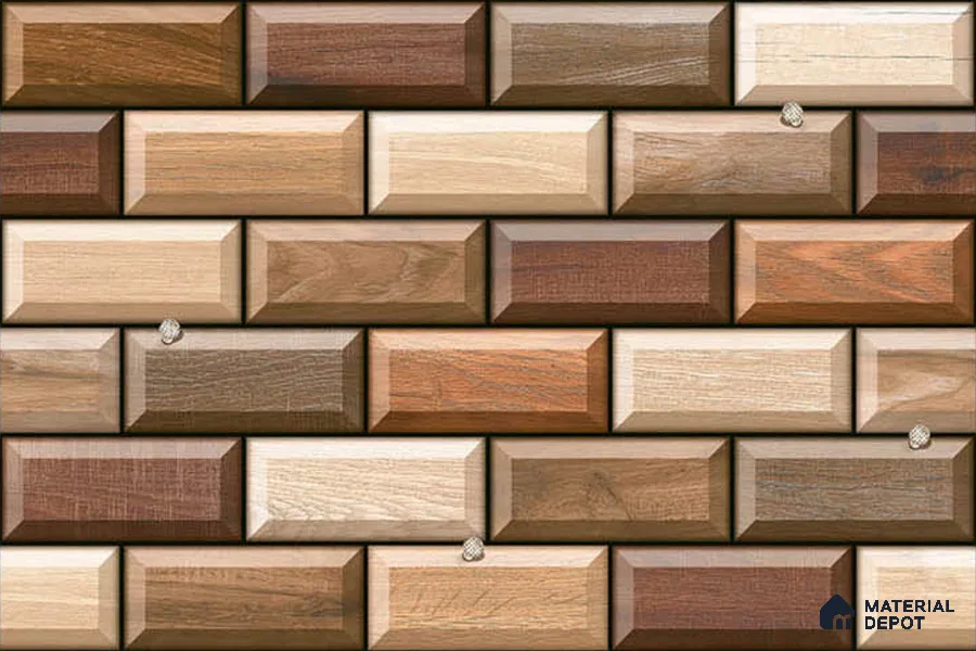 TL 05779 Pebble Brown 450x300 mm Glossy Finish Ceramic Wall Tile - 7 mm