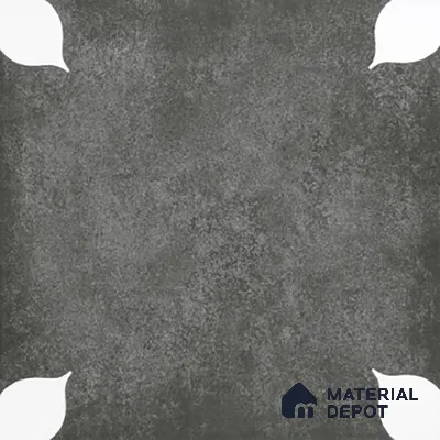 Moroccan Wall & Floor Tile TL 06356 B Petal Grey 300x300 mm Matte Finish Ceramic Tile - 7.5 mm | Please Expect a Slight Variation of Pattern