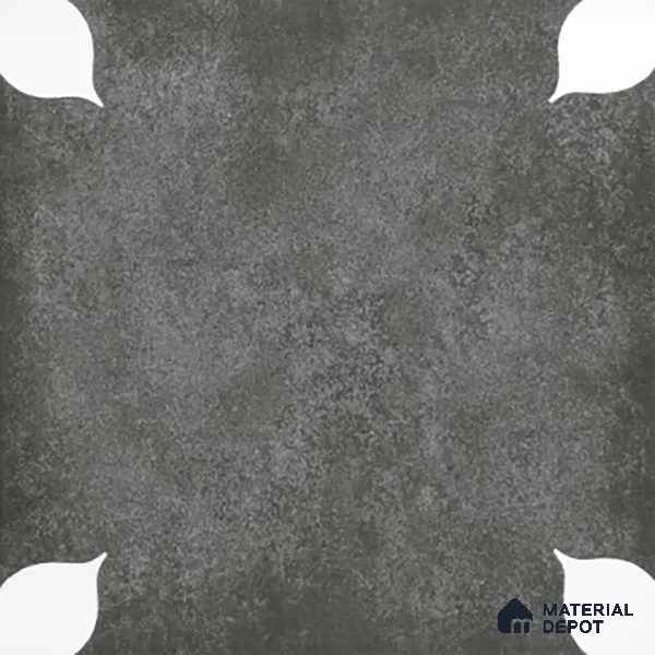 Moroccan Wall & Floor Tile TL 06356 B Petal Grey 300x300 mm Matte Finish Ceramic Tile - 7.5 mm | Please Expect a Slight Variation of Pattern