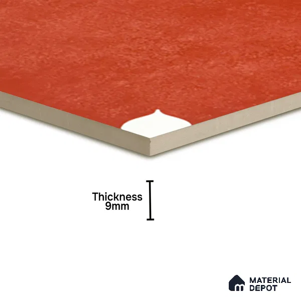TL 06356 C Petal Red 300x300 mm Matte Finish Ceramic Tile - 7.5 mm (Sample)