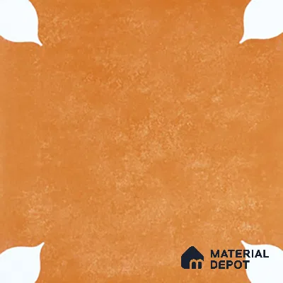 Moroccan Wall & Floor Tile TL 06356 D Petal Yellow 300x300 mm Matte Finish Ceramic Tile - 7.5 mm | Please Expect a Slight Variation of Pattern (Sample)