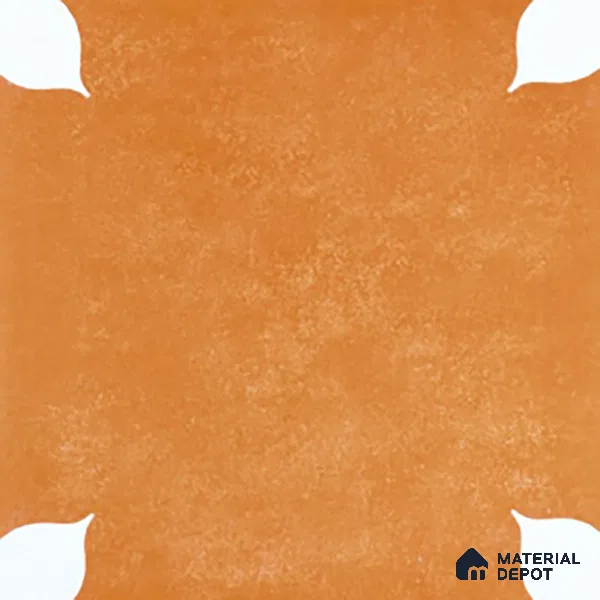 Moroccan Wall & Floor Tile TL 06356 D Petal Yellow 300x300 mm Matte Finish Ceramic Tile - 7.5 mm | Please Expect a Slight Variation of Pattern (Sample)