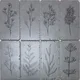Handmade Third Fired Tumbled Tile TL 13003 Graphite Sketch 297x147 mm Satin Finish Vitrified French Series Tile - 9 mm | 12 Random Design | Custom Design & Individual Designs Available Image 01