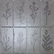 Handmade Third Fired Tumbled Tile TL 13003 C Olive Sketch 297x147 mm Satin Finish Vitrified French Series Tile - 9 mm | 12 Random Design | Custom Design & Individual Designs Available Image 01