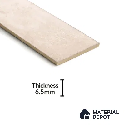 Subway Wall Tile TL 04966 B Cielo Shade 1 Ivory Mist 12 x 3 inch Ceramic Glossy Finish - 6.5 mm | Suitable for Highlighter Walls, Foyer, Bathroom, Kitchen Wall & Backsplashes (Sample)