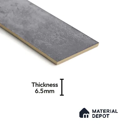 Subway Wall Tile TL 04966 D Cielo Shade 1 Armani Arcane 12 x 3 inch Ceramic Glossy Finish - 6.5 mm | Suitable for Highlighter Walls, Foyer, Bathroom, Kitchen Wall & Backsplashes (Sample)