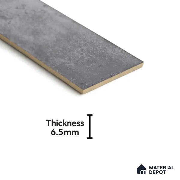 Subway Wall Tile TL 04966 D Cielo Shade 1 Armani Arcane 12 x 3 inch Ceramic Glossy Finish - 6.5 mm | Suitable for Highlighter Walls, Foyer, Bathroom, Kitchen Wall & Backsplashes (Sample)