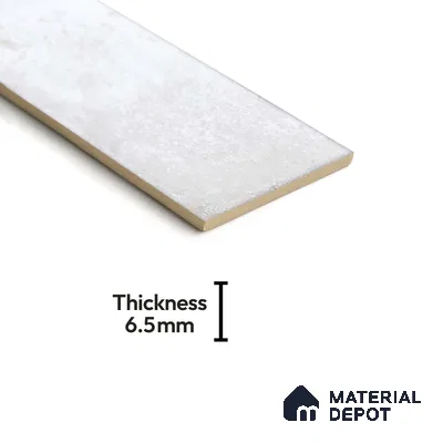 Subway Wall Tile TL 04966 E Cielo Shade 1 Altos Clasico 12 x 3 inch Ceramic Glossy Finish - 6.5 mm | Suitable for Highlighter Walls, Foyer, Bathroom, Kitchen Wall & Backsplashes