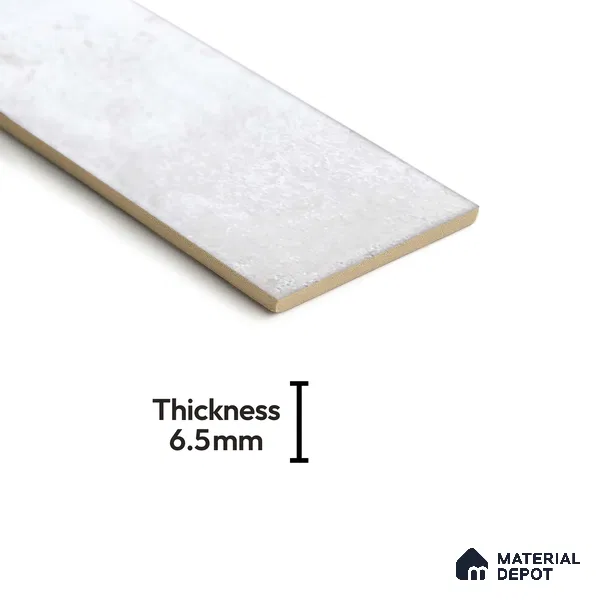 Subway Wall Tile TL 04966 E Cielo Shade 1 Altos Clasico 12 x 3 inch Ceramic Glossy Finish - 6.5 mm | Suitable for Highlighter Walls, Foyer, Bathroom, Kitchen Wall & Backsplashes