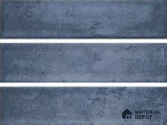 Subway Wall Tile TL 04966 F Cielo Shade 1 Deep Aqua Blue 12 x 3 inch Ceramic Glossy Finish - 6.5 mm | Suitable for Highlighter Walls, Foyer, Bathroom, Kitchen Wall & Backsplashes (Sample)
