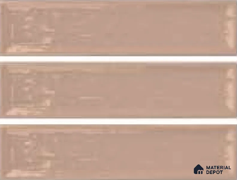 Subway Wall Tile TL 04966 G Cielo Shade 3 Peruvian Clay 12 x 3 inch Ceramic Glossy Finish - 6.5 mm | Suitable for Highlighter Walls, Foyer, Bathroom, Kitchen Wall & Backsplashes (Sample)