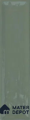 Subway Wall Tile TL 04966 K Cielo Shade 1 Sage Lush Green 12 x 3 inch Ceramic Glossy Finish - 6.5 mm | Suitable for Highlighter Walls, Foyer, Bathroom, Kitchen Wall & Backsplashes
