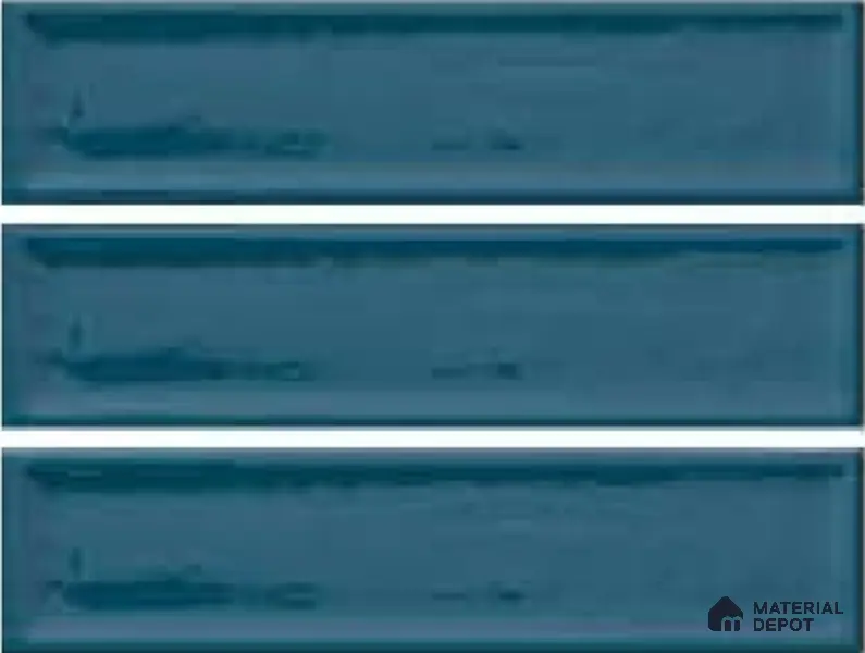 Subway Wall Tile TL 04966 L Cielo Shade 2 Coastal Sky 12 x 3 inch Ceramic Glossy Finish - 6.5 mm | Suitable for Highlighter Walls, Foyer, Bathroom, Kitchen Wall & Backsplashes