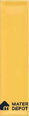 Subway Wall Tile TL 04966 M Cielo Shade 1 Goldfinch Yellow 12 x 3 inch Ceramic Glossy Finish - 6.5 mm | Suitable for Highlighter Walls, Foyer, Bathroom, Kitchen Wall & Backsplashes