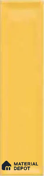 Subway Wall Tile TL 04966 M Cielo Shade 1 Goldfinch Yellow 12 x 3 inch Ceramic Glossy Finish - 6.5 mm | Suitable for Highlighter Walls, Foyer, Bathroom, Kitchen Wall & Backsplashes